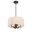 Minka Lavery Upham Estates 4 Lt Convertible Pendant/Semi Flush, Coal - 2954-572