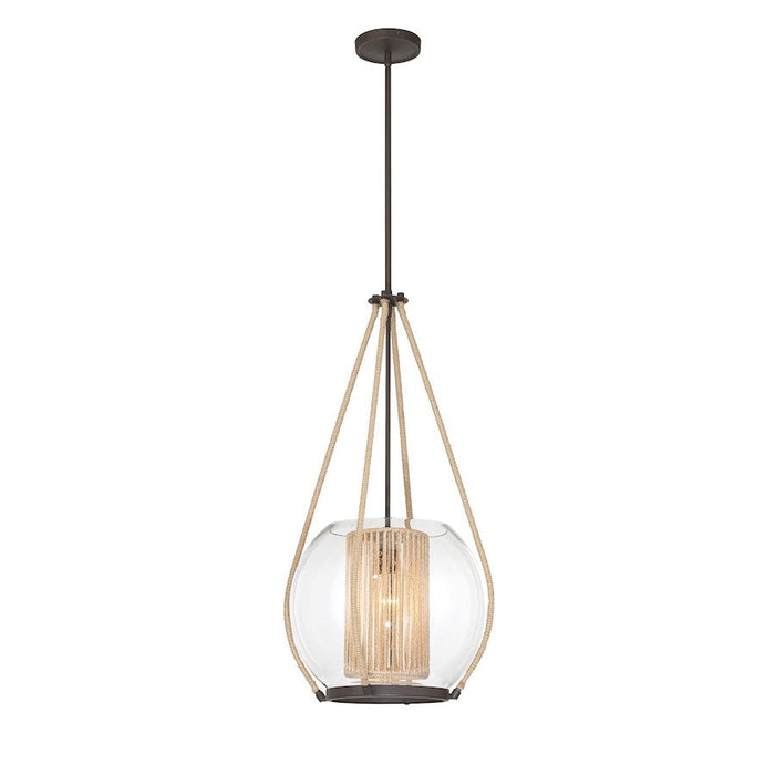 Minka Lavery Stutterhein 1 Light 16" Pendant, Sand Bronze - 3195-287