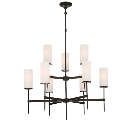 Minka Lavery First Avenue 9 Light Chandelier, Coal - 3849-66A