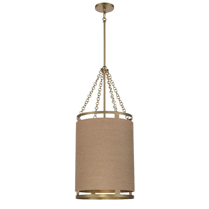 Minka Lavery Windward Passage 4 Light Pendant, Soft Brass - 3864-695