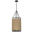 Minka Lavery Windward Passage 4 Light Pendant, Coal/Soft Brass - 3864-726