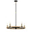 Minka Lavery Windward Passage 5 Light Chandelier, Coal/Soft Brass - 3865-726