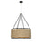 Minka Lavery Windward Passage 6 Light Pendant, Coal/Soft Brass - 3866-726