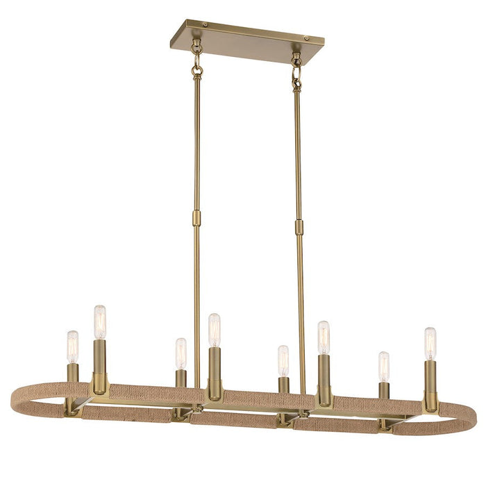 Minka Lavery Windward Passage 8 Light Island Light, Soft Brass - 3868-695