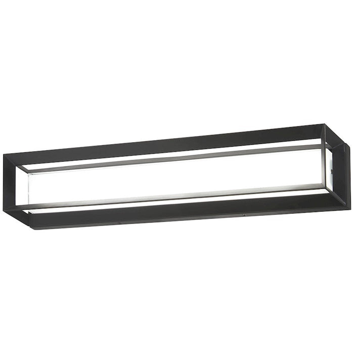 Minka Lavery Averton LED 30" Wall Sconce, Coal/Clear /Screen White - 390-2-66A-L