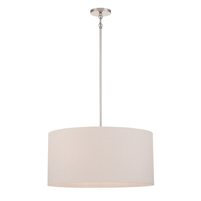 Minka Lavery Palmetto 6 Light Pendant, Polished Nickel - 3926-613