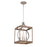 Minka Lavery Country Estates 4 Light 22" Pendant, Wood/Nickel - 4014-280