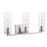 Minka Lavery Acacia 3 Light Bath Vanity, Brushed Nickel/Clear - 4043-84