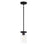 Minka Lavery Haisley 1 Light Pendant, Coal - 4090-66A