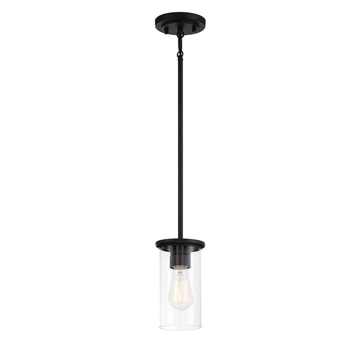 Minka Lavery Haisley 1 Light Pendant, Coal - 4090-66A