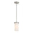 Minka Lavery Haisley 1 Light Pendant, Brushed Nickel - 4090-84