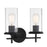 Minka Lavery Haisley 2 Light Bath, Coal - 4092-66A