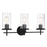 Minka Lavery Haisley 3 Light Bath, Coal - 4093-66A