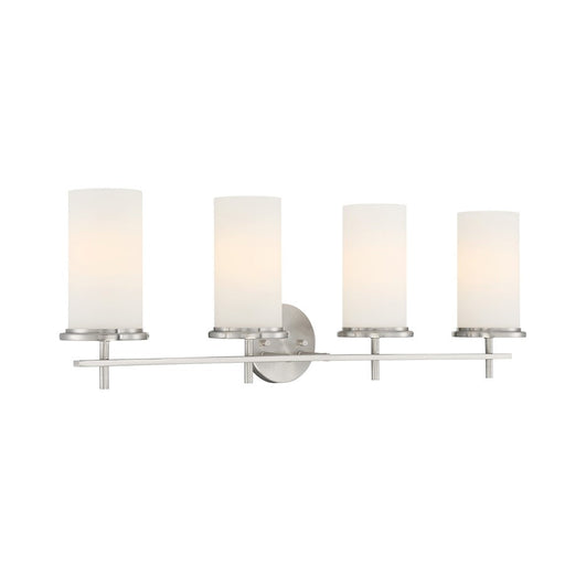 Minka Lavery Haisley 4 Light Bath, Brushed Nickel - 4094-84