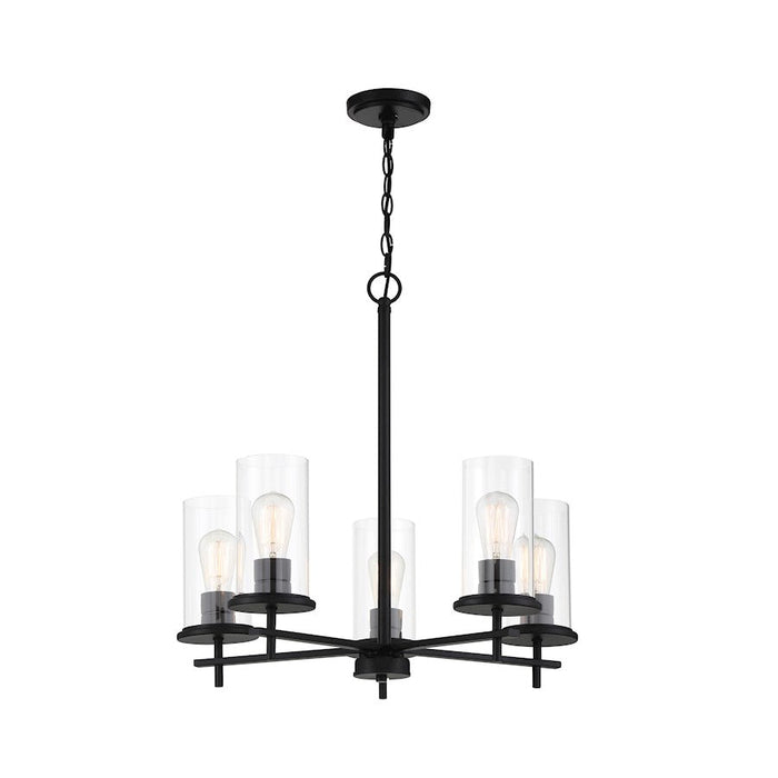 Minka Lavery Haisley 5 Light Chandelier, Coal - 4095-66A