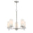 Minka Lavery Haisley 5 Light Chandelier, Brushed Nickel - 4095-84