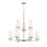 Minka Lavery Haisley 9 Light Chandelier, Brushed Nickel - 4099-84