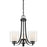 Minka Lavery Parsons Studio 3 Light Chandelier, Sand Coal - 4103-66