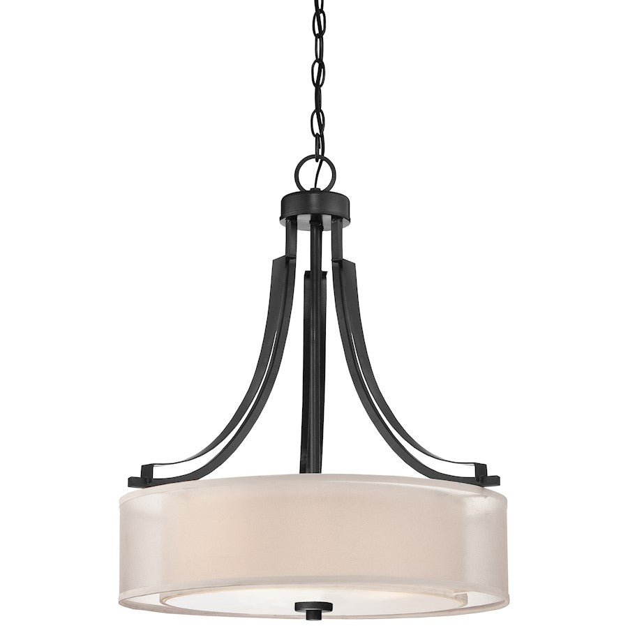 Minka Lavery Parsons Studio 3 Light Pendant, Sand Coal - 4104-66