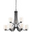 Minka Lavery Parsons Studio 9 Light Chandelier, Sand Coal - 4109-66