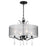 Minka Lavery Laurel Estate 4 Light 20" Semi Flush, Coal - 4443-66A