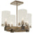 Minka Lavery Safra 5-Light Harvard Court Bronze/Natural Chandelier - 4637-106