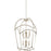 Minka Lavery Tyson's Gate 6-Light Brushed Nickel/Shale Wood Pendant - 4778-613