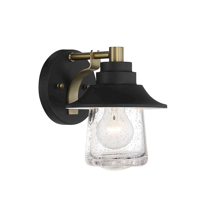 Minka Lavery Westfield Manor 1 Light Bath, Sand Coal With Soft Brass - 4891-685