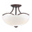 Minka Lavery Overland Park 3 Light Semi Flush, Vintage Bronze - 4962-284