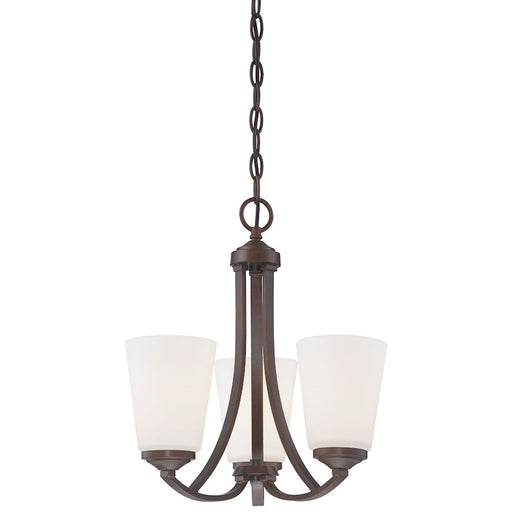 Minka Lavery Overland Park 3 Light Mini Chandelier, Bronze - 4963-284