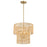 Minka Lavery Bungalow Heaven 4 Light Pendant, Soft Brass - 5044-695