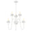 Minka Lavery North Folk 6 Light Pendant, Sand White - 5906-655