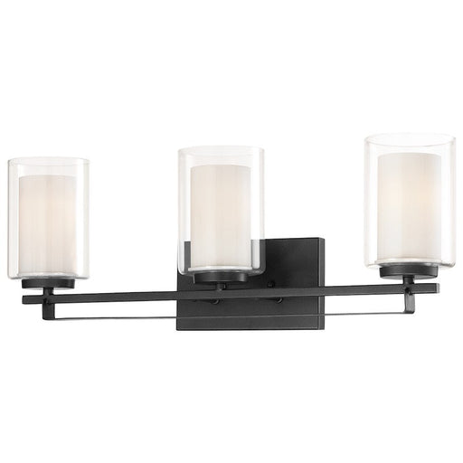 Minka Lavery Parsons Studio 3 Light Bath Bar, Sand Coal - 6103-66