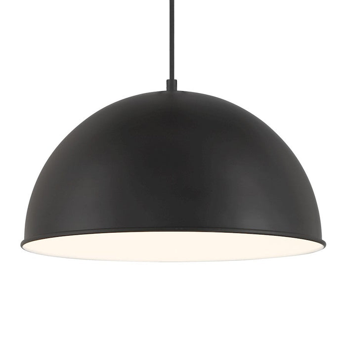 Minka Lavery Vantage 1 Light Dome Pendant, Coal - 6203-66A