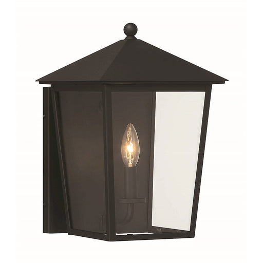 Minka Lavery Noble Hill 1 Light Outdoor Wall Mount, Sand Coal - 72131-66