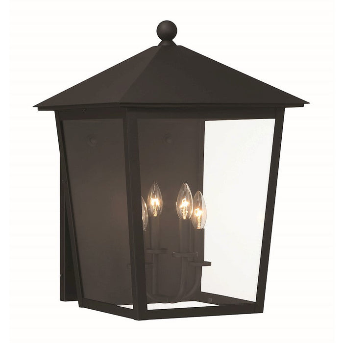 Minka Lavery Noble Hill 4 Light Outdoor Wall Mount, Sand Coal - 72133-66