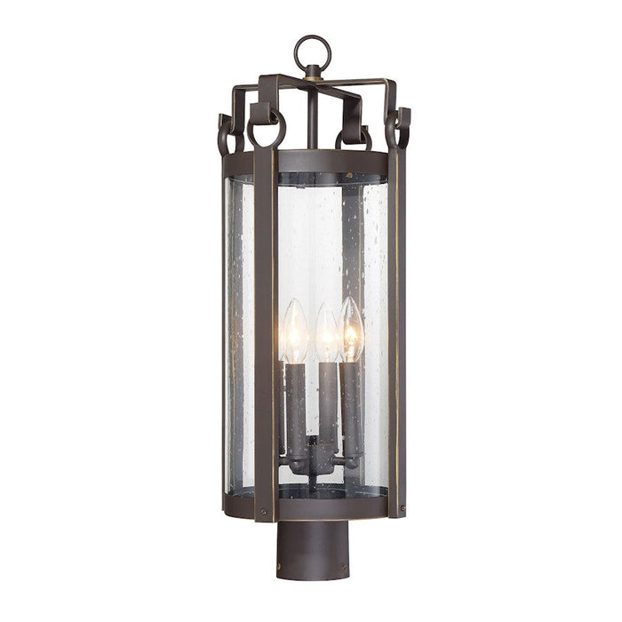 Minka Lavery Somerset Lane 4 Light Outdoor Post Mount, Dakota Bronze