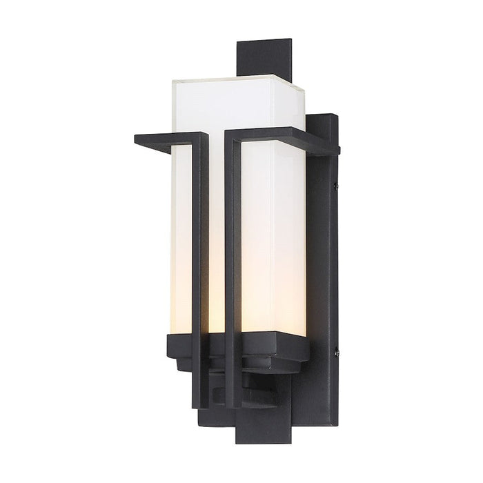 Minka Lavery Tish Mills LED Outdoor Wall Mount, Black