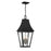 Great Outdoors Chateau Grande 4 Light Outdoor Hanging, Coal/Gold - 72784-66G