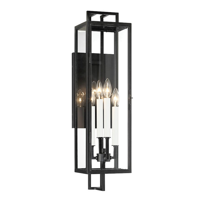 Minka Lavery Knoll Road 4 Light Outdoor Wall Mount, Coal