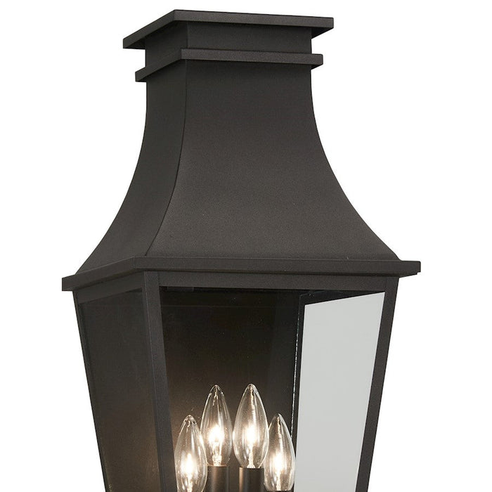 Minka Lavery Gloucester 4 Light Outdoor Wall Mount, Sand Coal