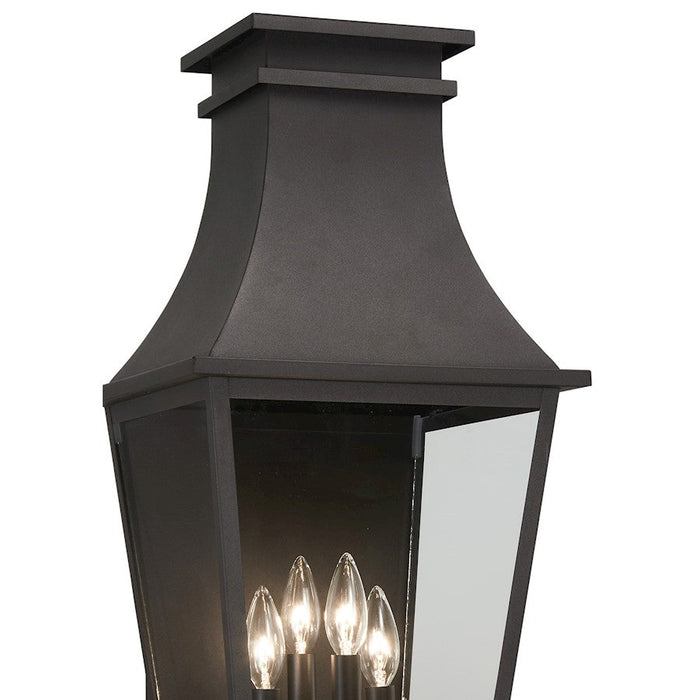 Minka Lavery Gloucester 4 Light Outdoor Wall Mount, Sand Coal