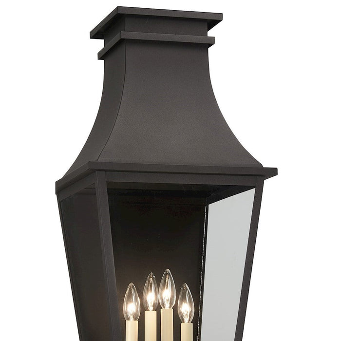 Minka Lavery Gloucester 4 Light Outdoor Wall Mount, Sand Coal