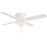 Minka Aire Mojo II LED 52" Ceiling Fan, White/Frosted White - F533L-WH