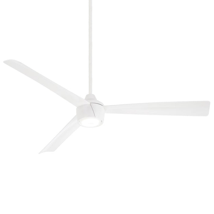 Minka Aire Skinnie LED 56" Ceiling Fan, White/Frosted White Lens - F626L-WHF