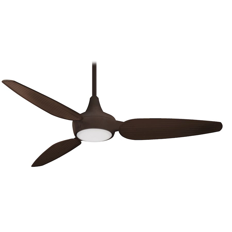 Minka Aire Seacrest LED 60" Ceiling Fan, Bronze/Etched Opal - F675L-ORB