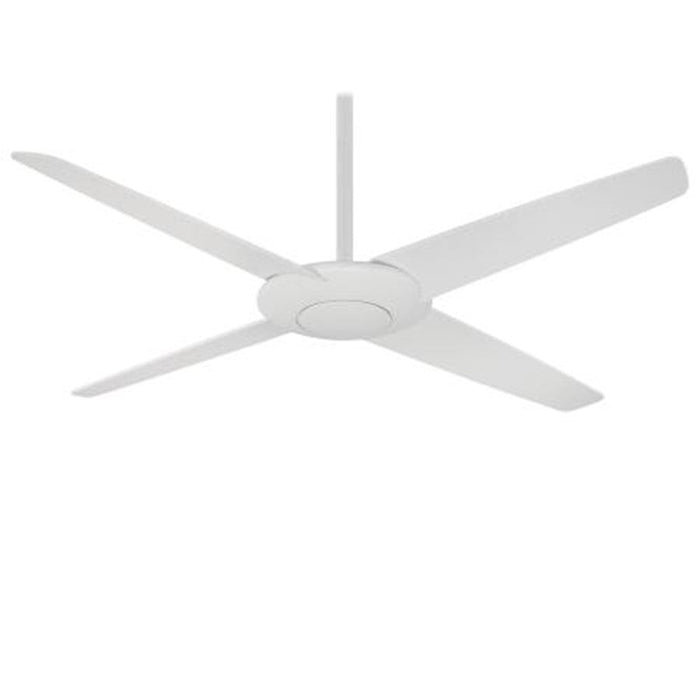 Minka Aire Pancake 52" Ceiling Fan, Flat White - F738D-WHF