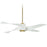 Minka Aire Artemis IV- LED 64" Ceiling Fan, Soft Brass/Lens - F903L-SBR-WHF