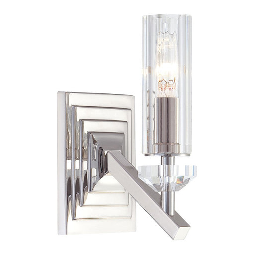 Minka Metropolitan Fusano 1 Light Wall Sconce, Polished Nickel - N2651-613