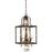 Minka Metropolitan Chateau Nobles 4 Light Pendant, Raven Bronze/Gold - N6463-652